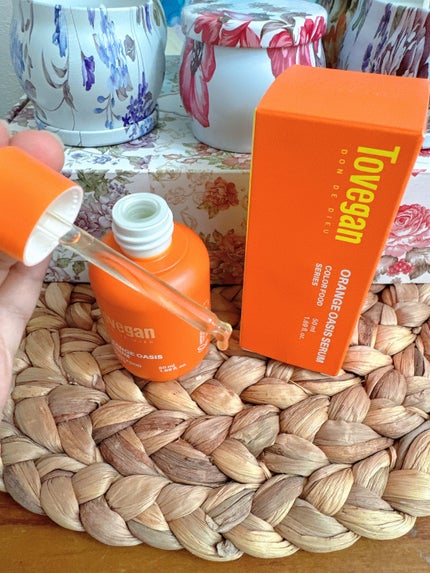 カラーフードシリーズオレンジオアシスセラム/Tovegan/美容液を使ったクチコミ(2枚目)