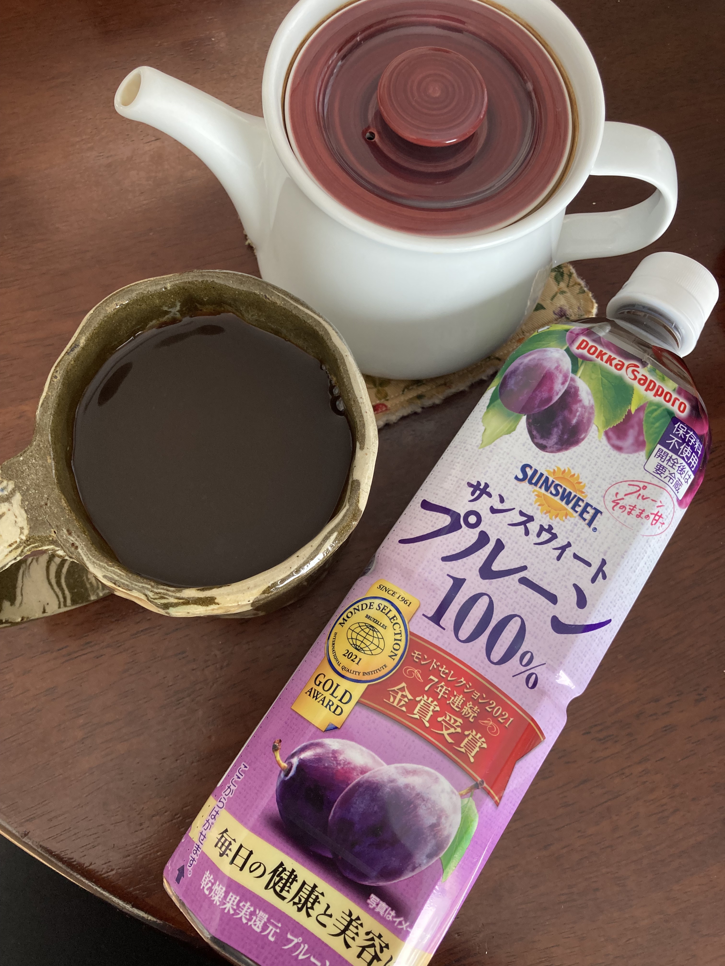 プルーン１００％/Pokka Sapporo (ポッカサッポロ)/ドリンクを使ったクチコミ（2枚目）