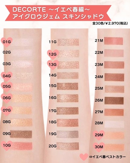 アイグロウジェム スキンシャドウ/DECORTÉ/ジェル・クリームアイシャドウを使ったクチコミ(2枚目)