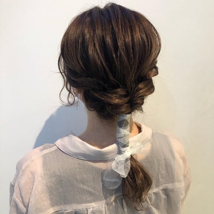 田中みづき on LIPS 「💐...🕊🤎#アレンジ....ヘアセット予約承り中❤︎ご新規3..」(4枚目)