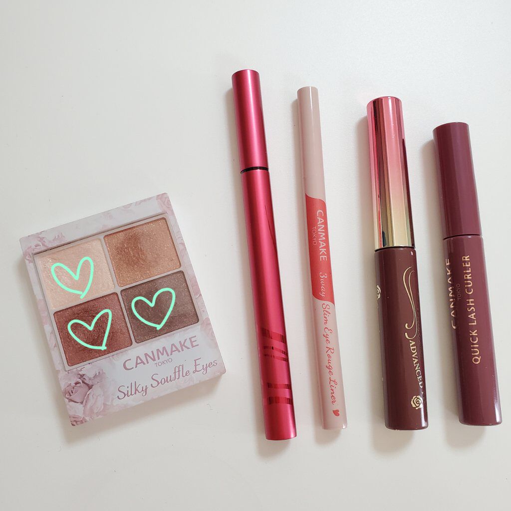 3wayスリムアイルージュライナー/キャンメイク/リキッドアイライナーを使ったクチコミ（2枚目）