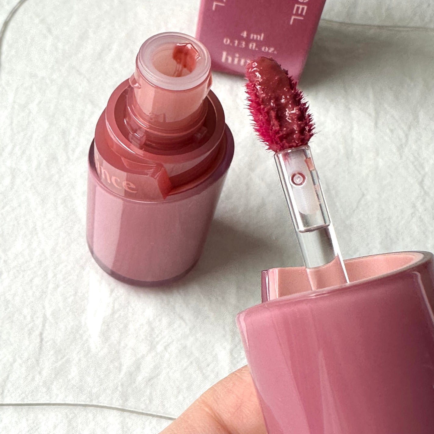 ロウグロウジェルティント/hince/リップティントを使ったクチコミ(3枚目)