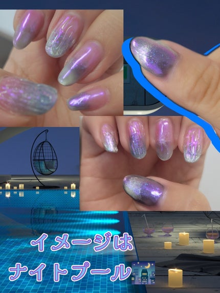 おたゆ!🫦 on LIPS 「ニューセルフネイル♥ちょっと闇を感じるようなグレーベースできゅ..」(3枚目)