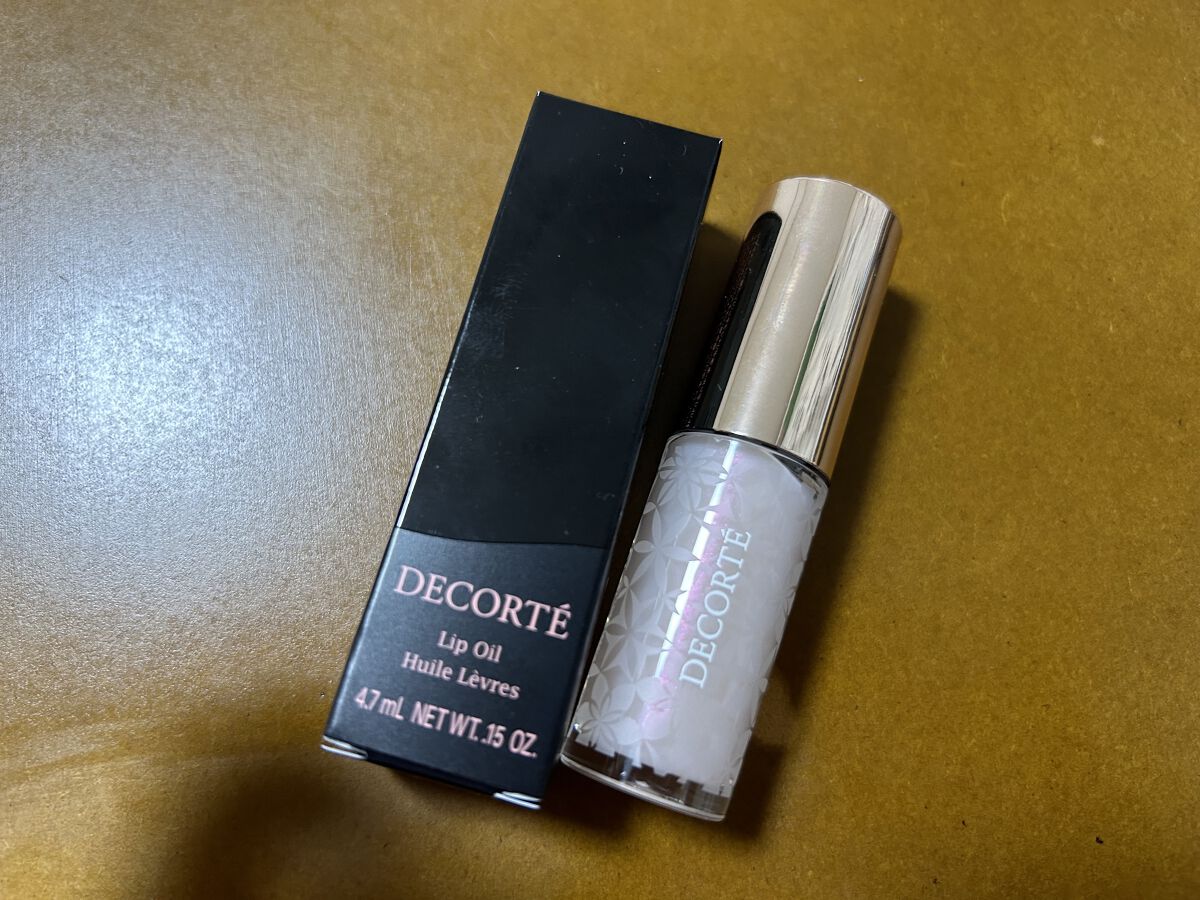 リップ オイル 01 white jasmine/DECORTÉ/リップオイルを使ったクチコミ（1枚目）