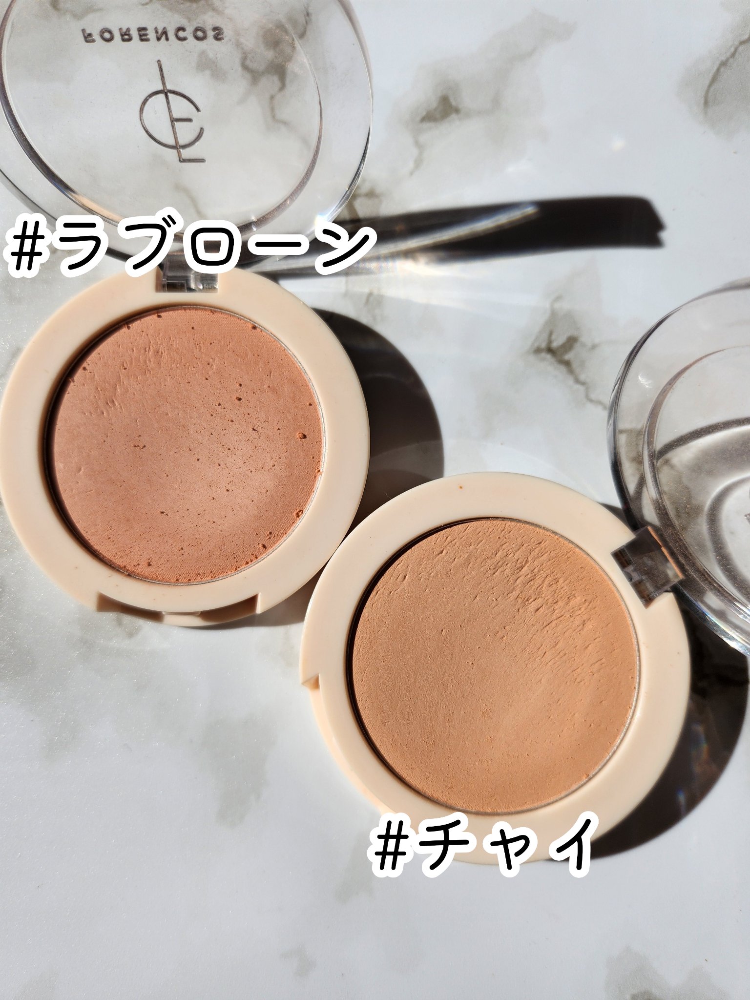 ベアブラッシャー パフ付き/フォレンコス/パウダーチークを使ったクチコミ（2枚目）