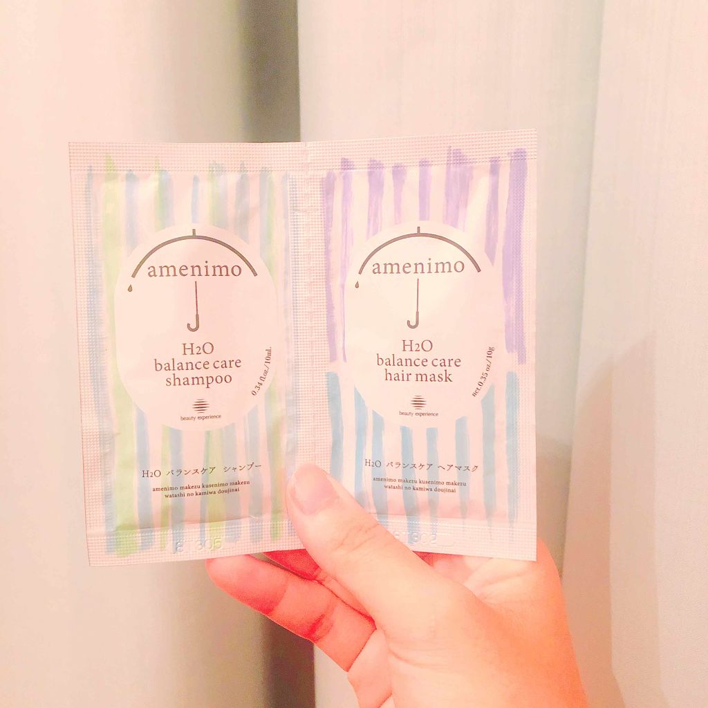 H2O バランスケア シャンプー/トリートメント/amenimo(アメニモ)/市販シャンプーを使ったクチコミ(1枚目)