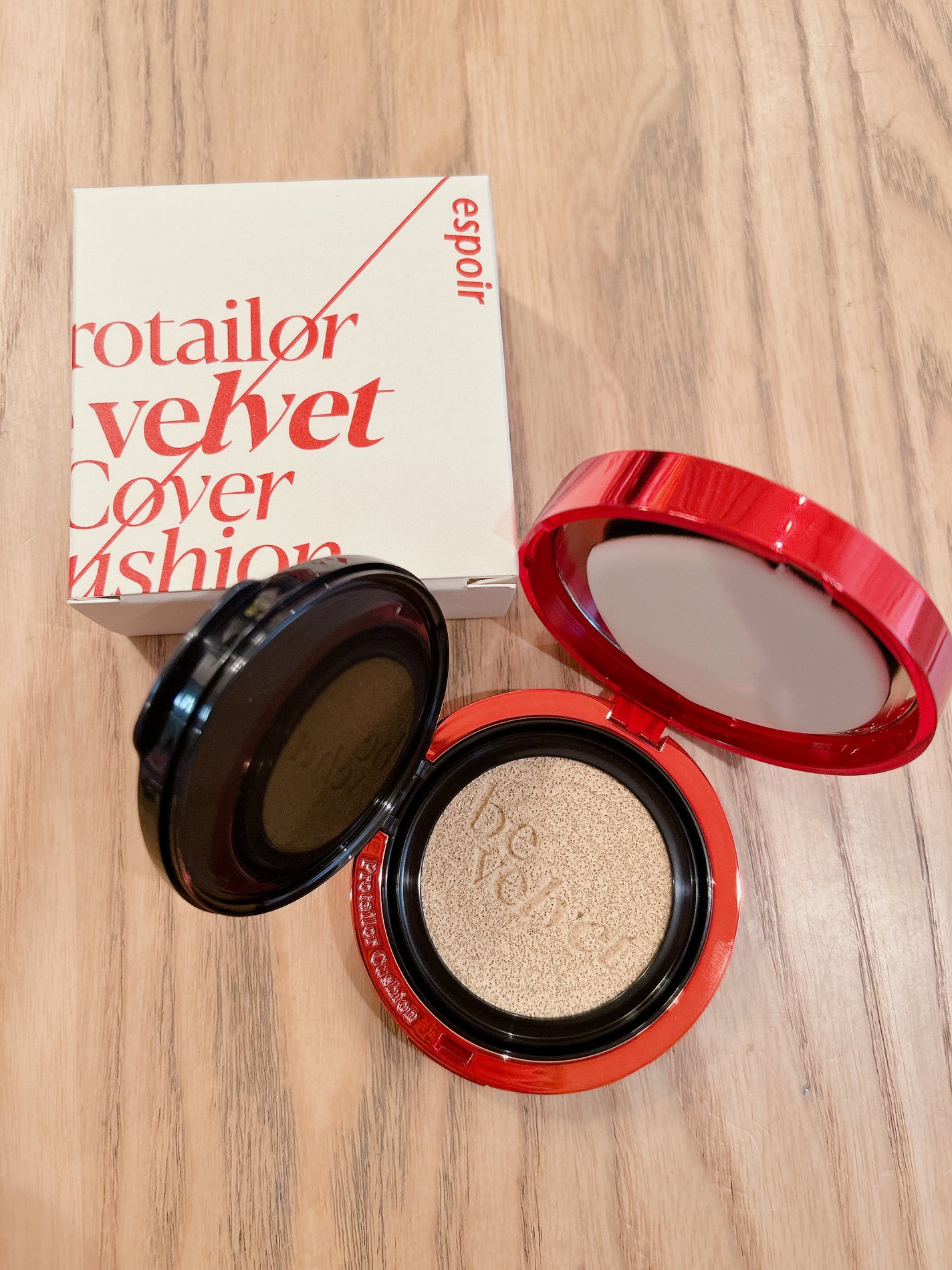 プロテーラービーベルベットカバークッション/espoir/クッションファンデーションを使ったクチコミ(2枚目)