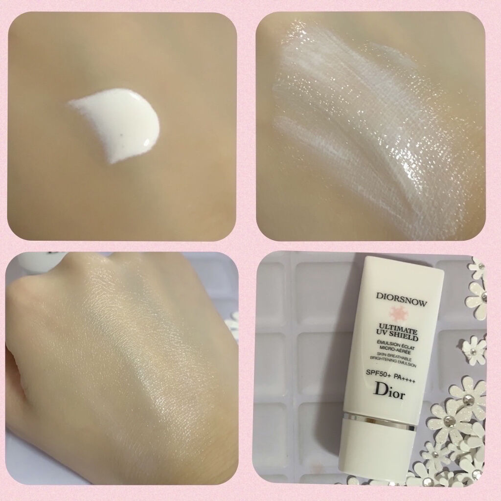 【旧】スノー メイクアップ ベース UV35 SPF35／PA+++ ローズ シェード/Dior/化粧下地を使ったクチコミ（2枚目）