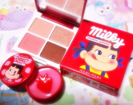 スイートペコエディション アイシャドウパレット/HOLIKA HOLIKA/アイシャドウパレットを使ったクチコミ(1枚目)