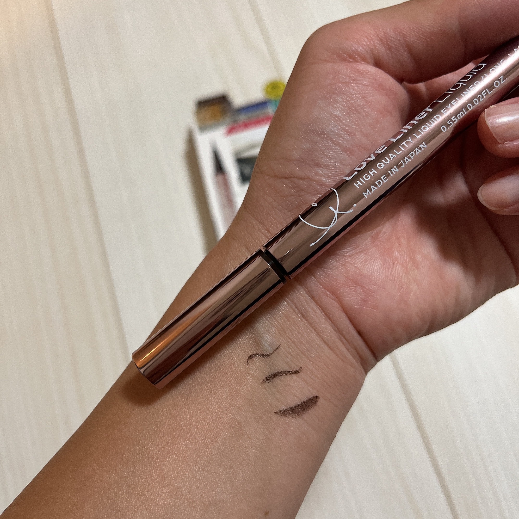 リキッドアイライナーR4/ラブ・ライナー/リキッドアイライナーを使ったクチコミ（3枚目）