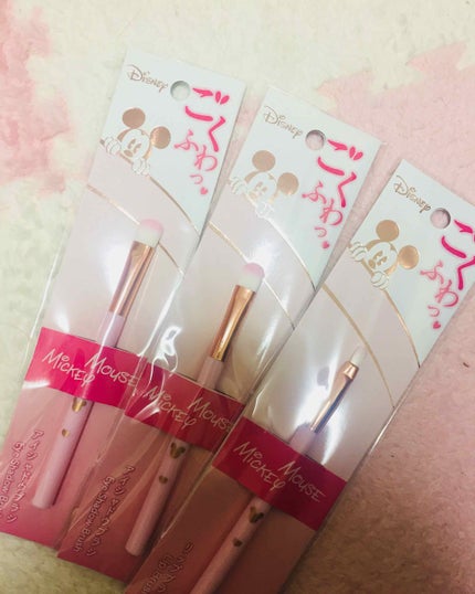ごくふわっ ミッキーブラシ/DAISO/メイクブラシを使ったクチコミ(1枚目)