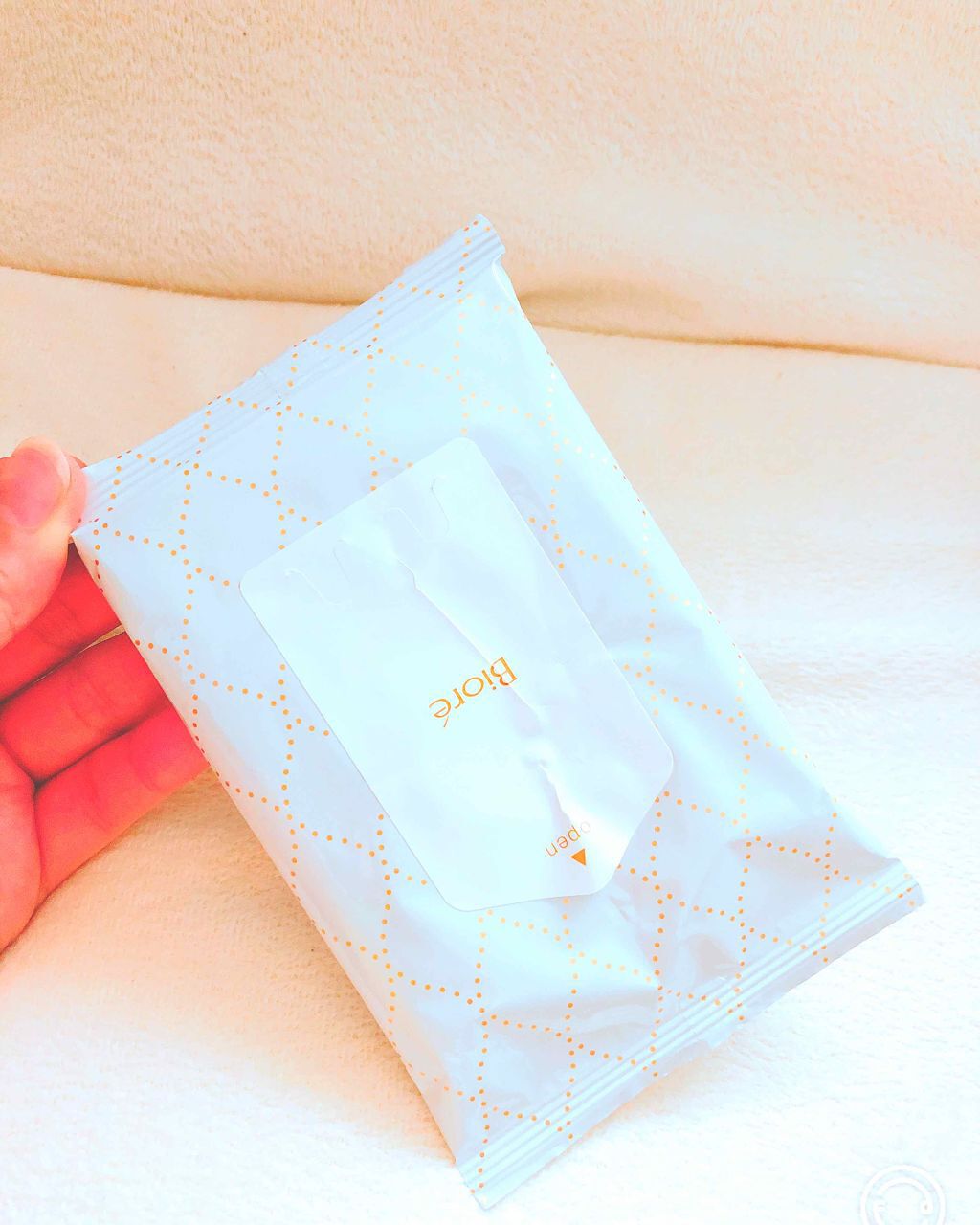 メイクの上からリフレッシュシート/ビオレ/フェイスシートを使ったクチコミ(1枚目)