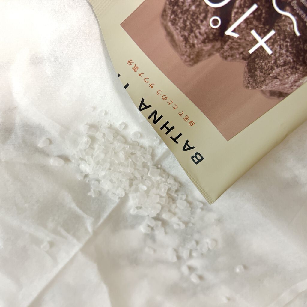 バスナタイム BHTバスソルト(浴用化粧料)/BATHNA TIME/無機塩系入浴剤を使ったクチコミ（3枚目）