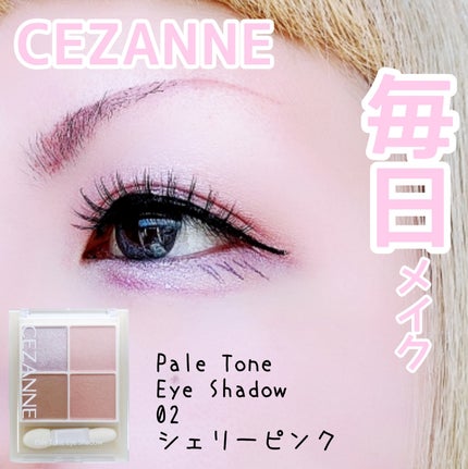 ペールトーンアイシャドウ/CEZANNE/アイシャドウを使ったクチコミ(1枚目)