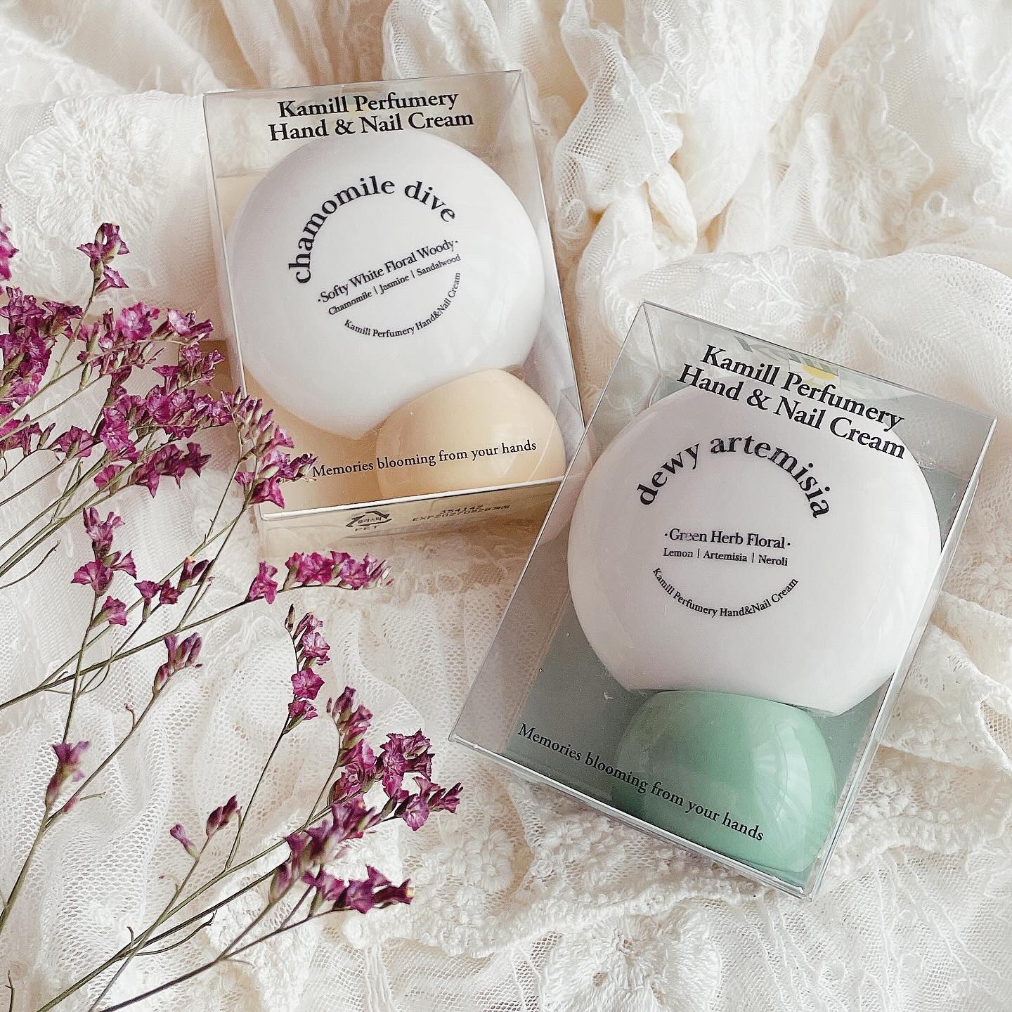 パフューマリー ハンド＆ネイルクリーム デューイアルテミシア 50ml/カミール/ハンドクリームを使ったクチコミ（1枚目）