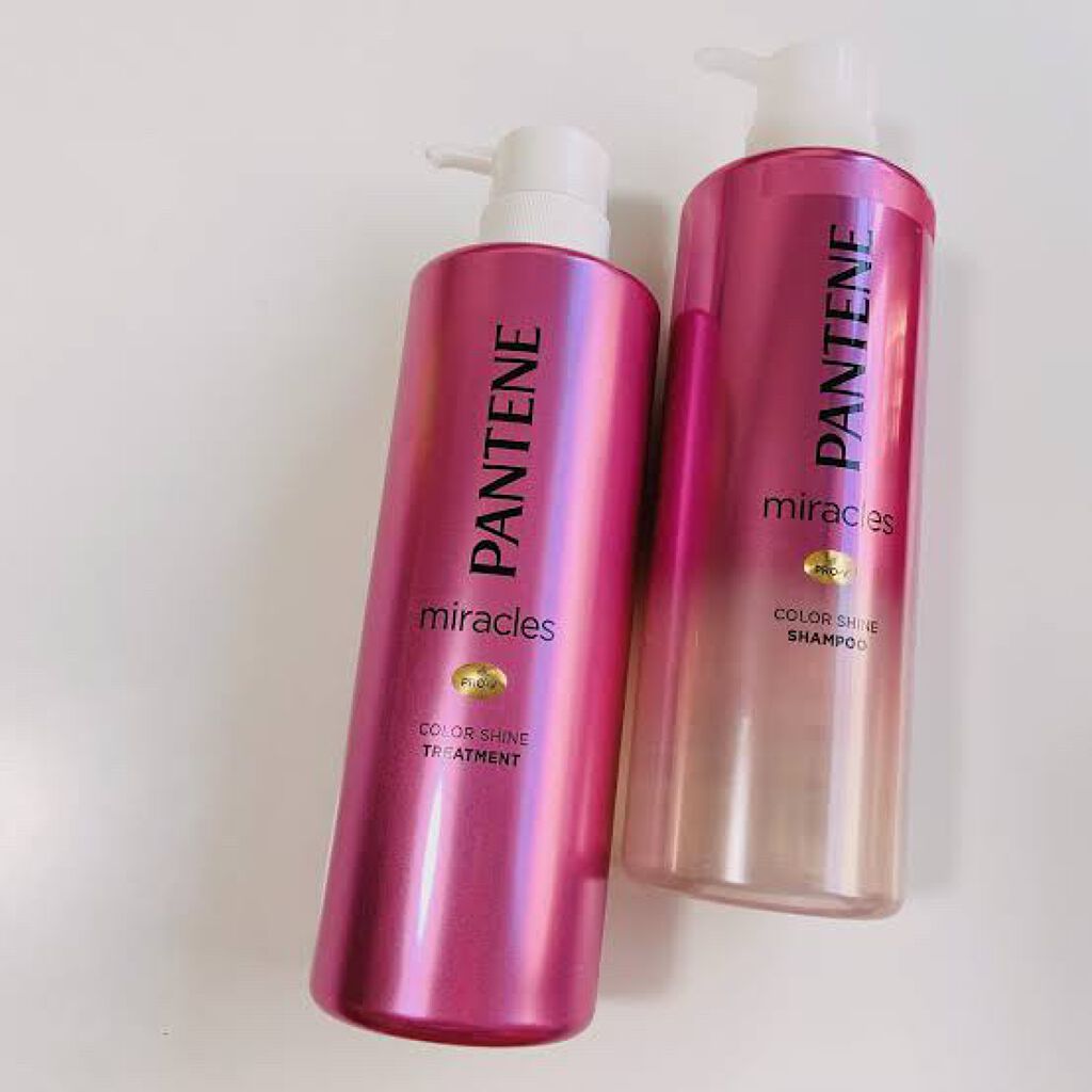 ミラクルズ カラーシャイン シャンプー／トリートメント/パンテーン/市販シャンプーを使ったクチコミ（1枚目）
