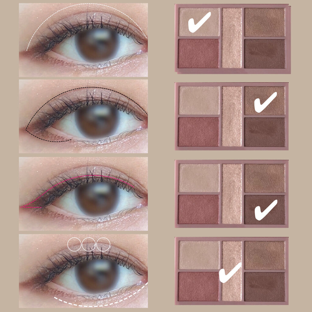 パーフェクトスタイリストアイズ/キャンメイク/アイシャドウパレットを使ったクチコミ（2枚目）