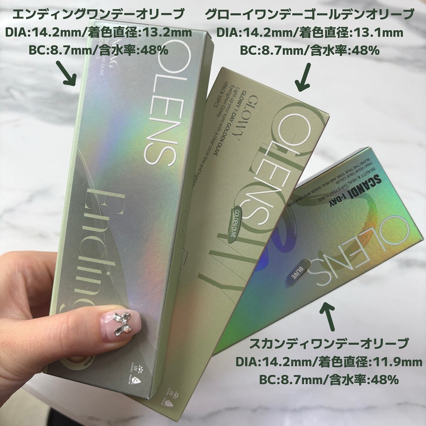 Ending 1day/OLENS/ワンデー(1DAY)カラコンを使ったクチコミ(2枚目)