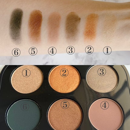 コネクト イン カラー アイシャドウ パレット × 6/M・A・C/アイシャドウパレットを使ったクチコミ(3枚目)