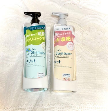 シャンプー／コンディショナー コンディショナー つめかえ用 340ml/メリット/シャンプー・コンディショナーを使ったクチコミ（3枚目）