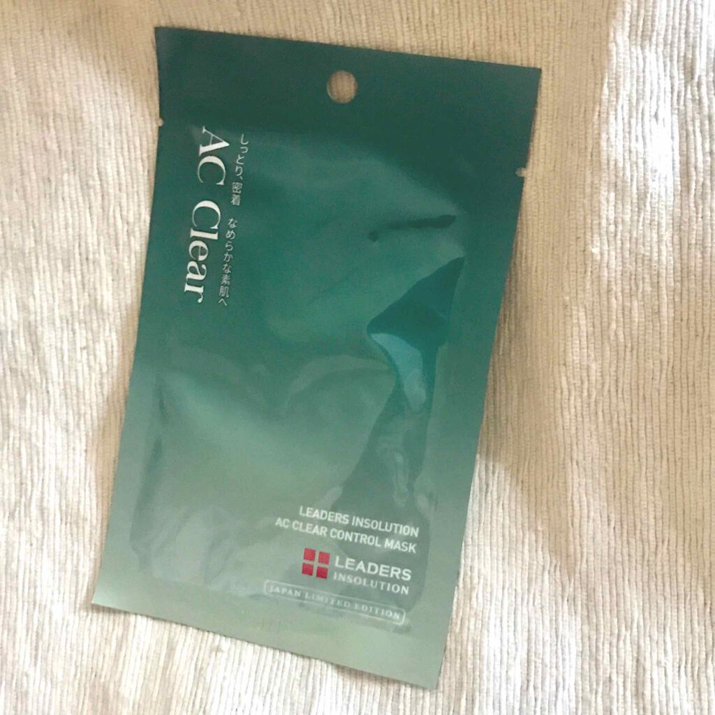 AC クリア コントロール マスク/LEADERS/シートマスク・パックを使ったクチコミ(1枚目)