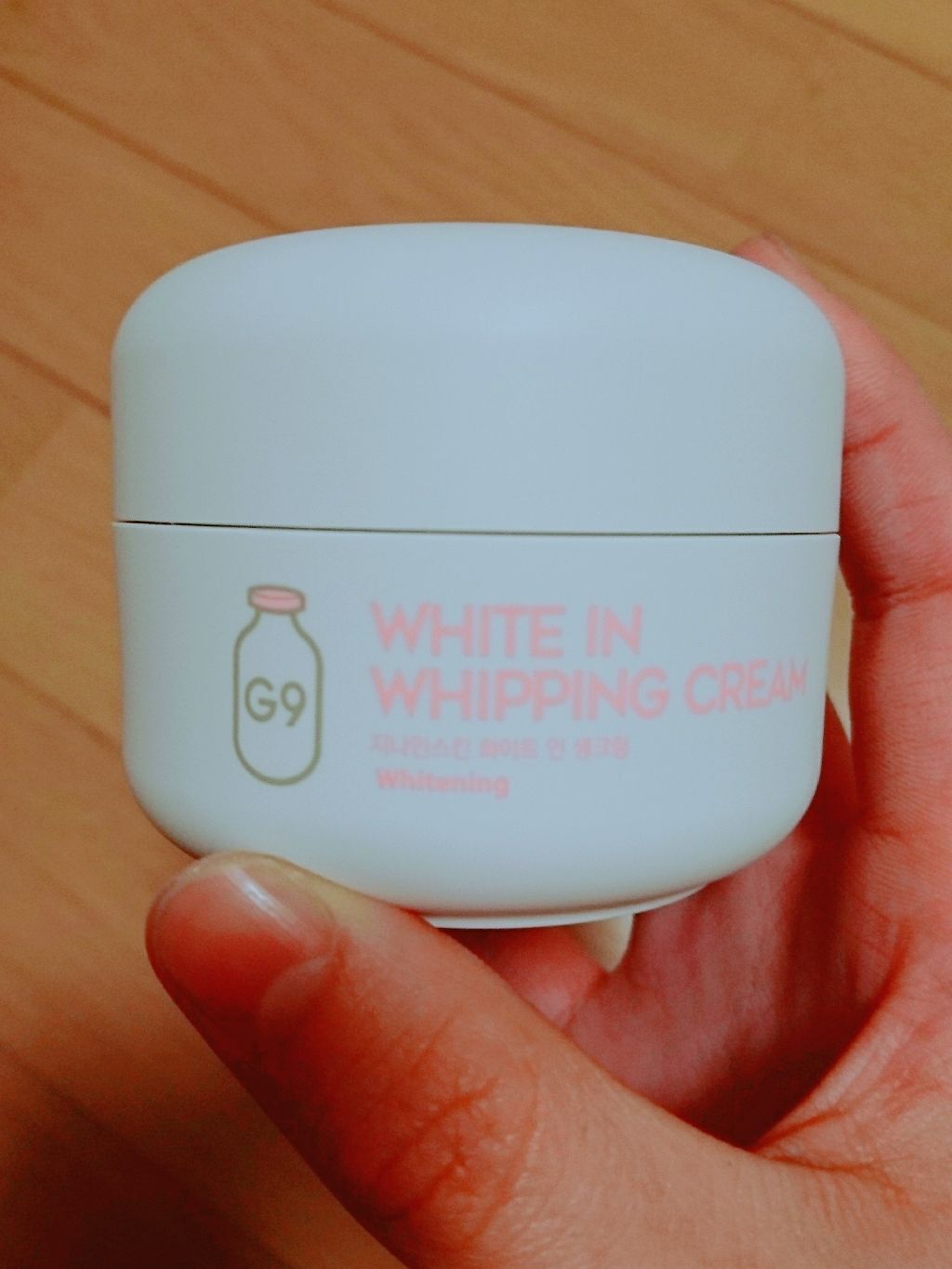 WHITE WHIPPING CREAM(ウユクリーム)/G9SKIN/化粧下地を使ったクチコミ（1枚目）