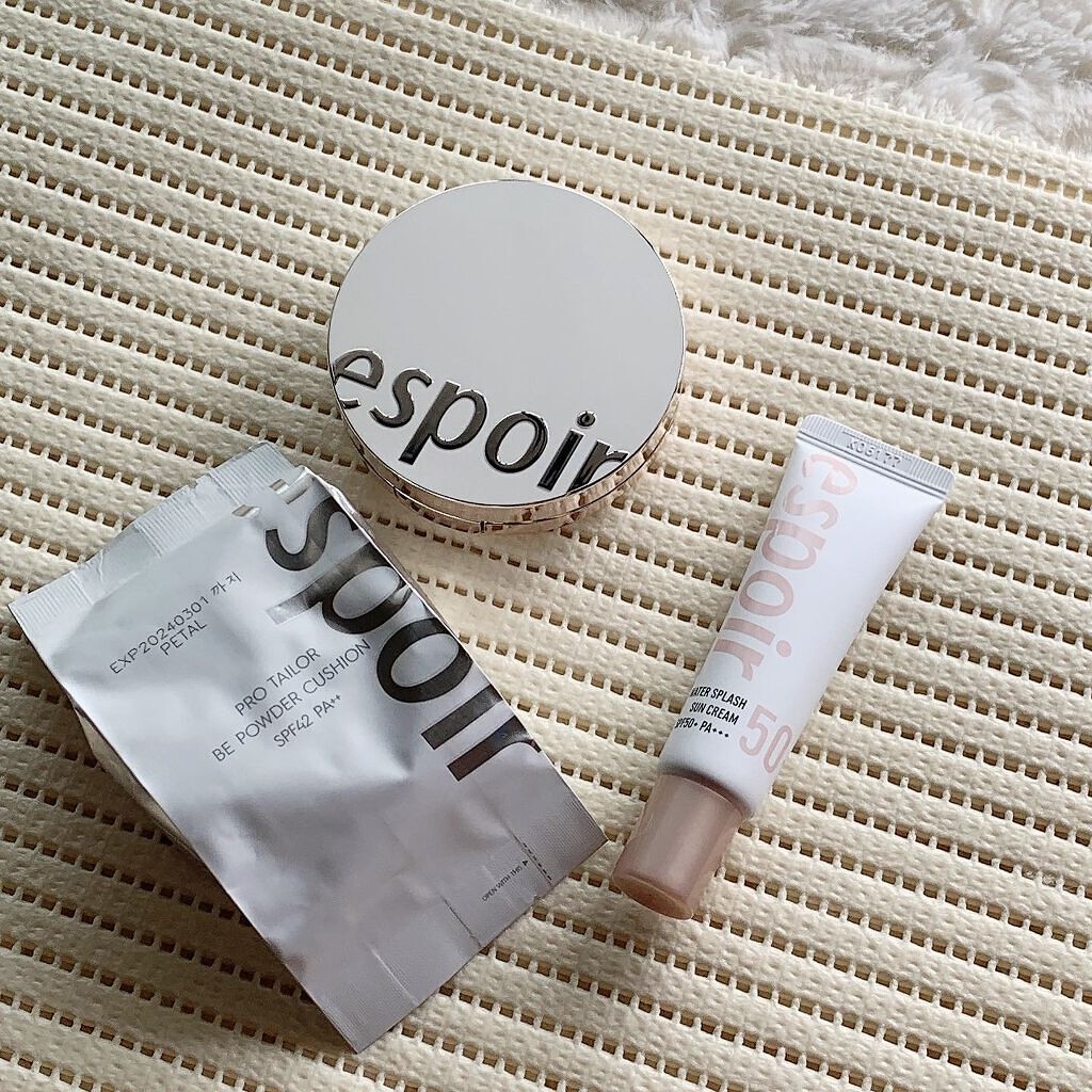 プロテーラービーグロウクッション(オールニュー)/espoir/クッションファンデーションを使ったクチコミ（2枚目）