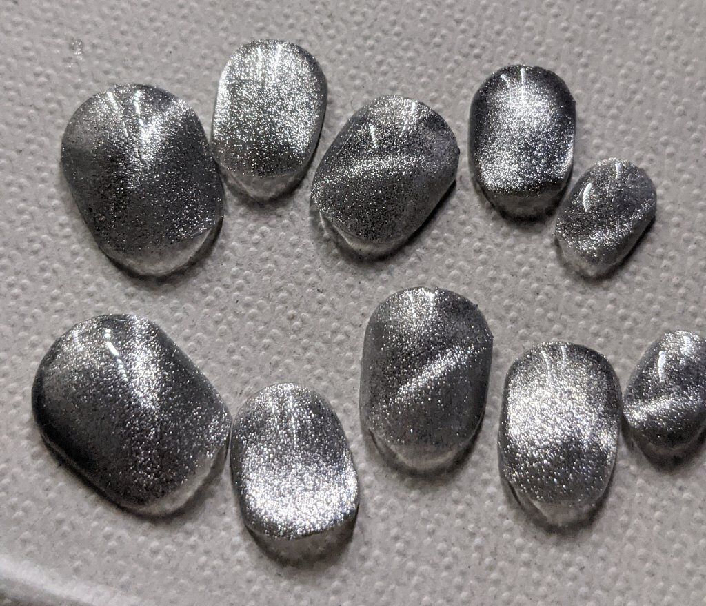 マグネットジェル 01ムーン（ギャラクシーシリーズ）/NAILTOWN/ジェルネイルを使ったクチコミ（1枚目）