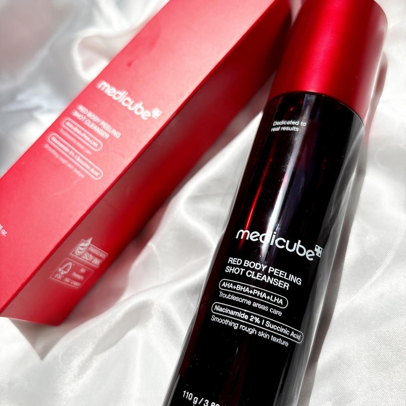 レッドアクネ ボディピーリングショット/MEDICUBE/ピーリングを使ったクチコミ(1枚目)