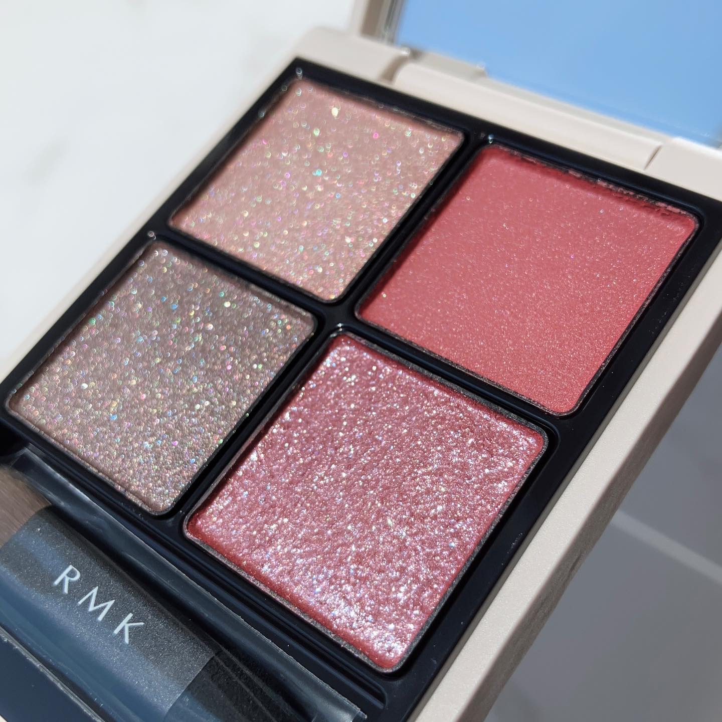 RMK シンクロマティック アイシャドウパレット/RMK/アイシャドウパレットを使ったクチコミ（2枚目）