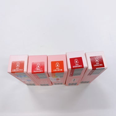 カラーロックハートティント H01 キャロットチーズ/BLACK ROUGE/口紅の画像