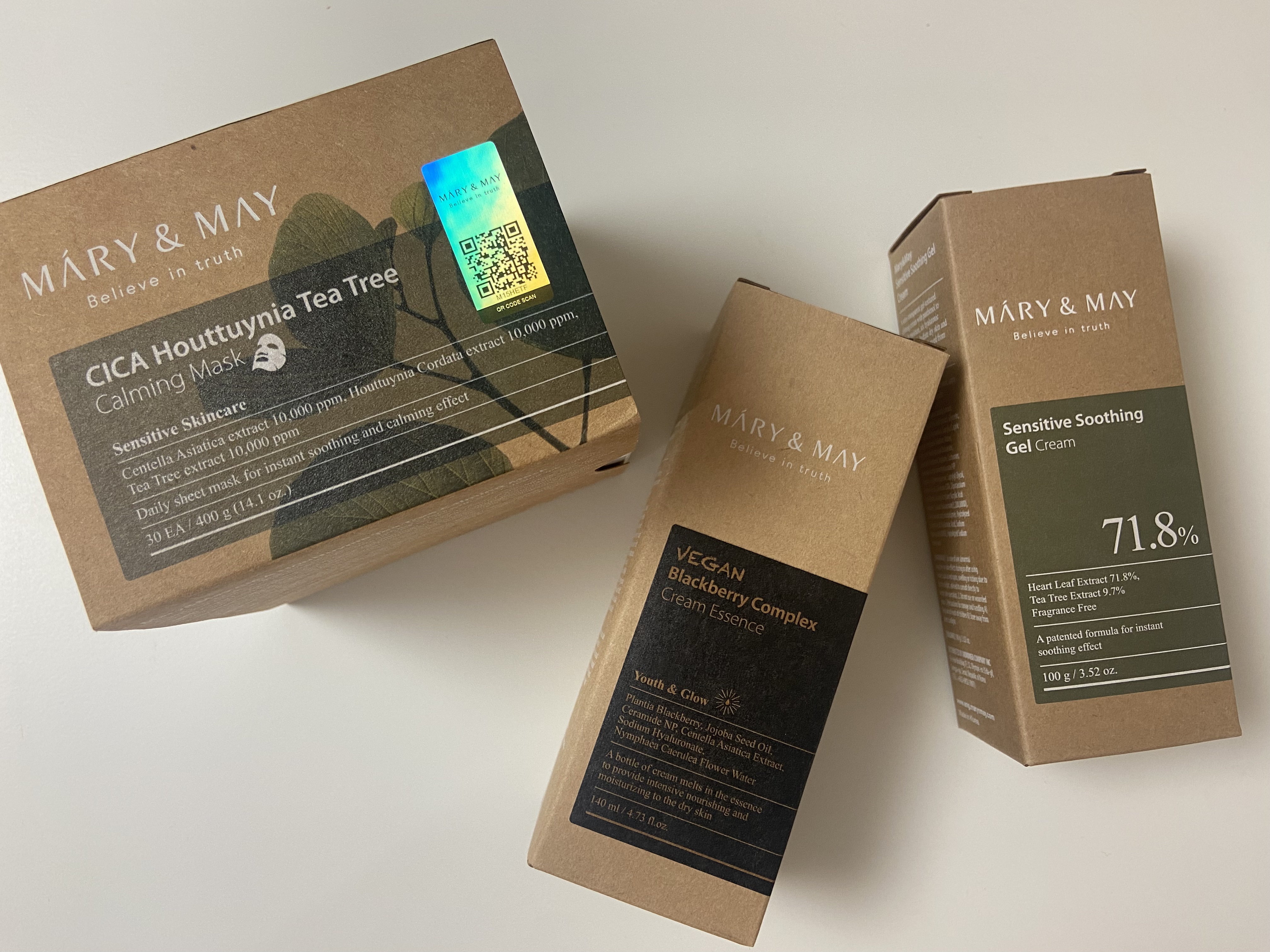 Sensitive Soothing Gel Cream/MARY&MAY/フェイスクリームを使ったクチコミ（1枚目）