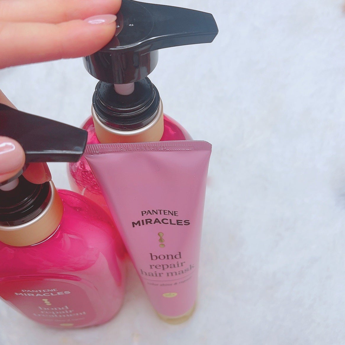 ボンド リペア (カラーシャイン & リペア) シャンプー & トリートメント/パンテーン/市販シャンプーを使ったクチコミ(4枚目)