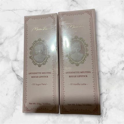 アントワネットメルティングルージュ 03 シュガーペタル/MilleFée/口紅を使ったクチコミ(1枚目)