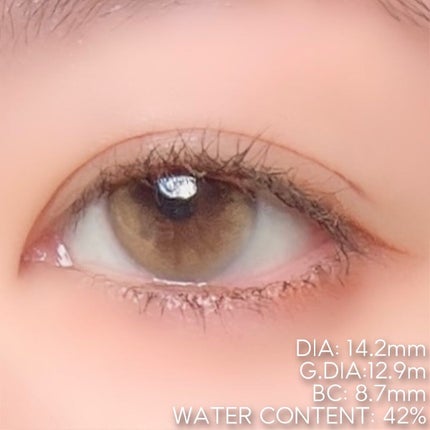 パリインザタイムシリーズ Paris 1pm ヘーゼルブラウン/LENSSIS/カラーコンタクトレンズの画像