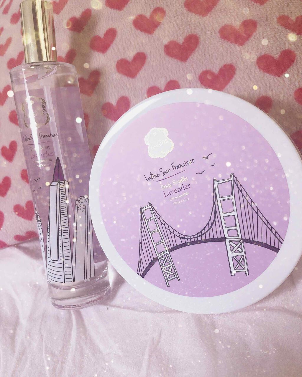 サンフランシスコ限定 ラベンダー ボディソフレ/Laline/ボディクリームを使ったクチコミ（1枚目）
