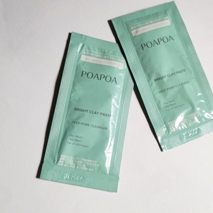 ブライトクレイペースト/POAPOA/洗顔フォームを使ったクチコミ(5枚目)
