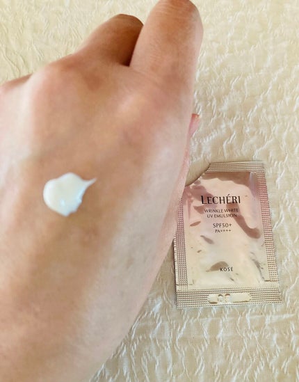 リンクルホワイト UVエマルジョン/ルシェリ/乳液を使ったクチコミ(3枚目)