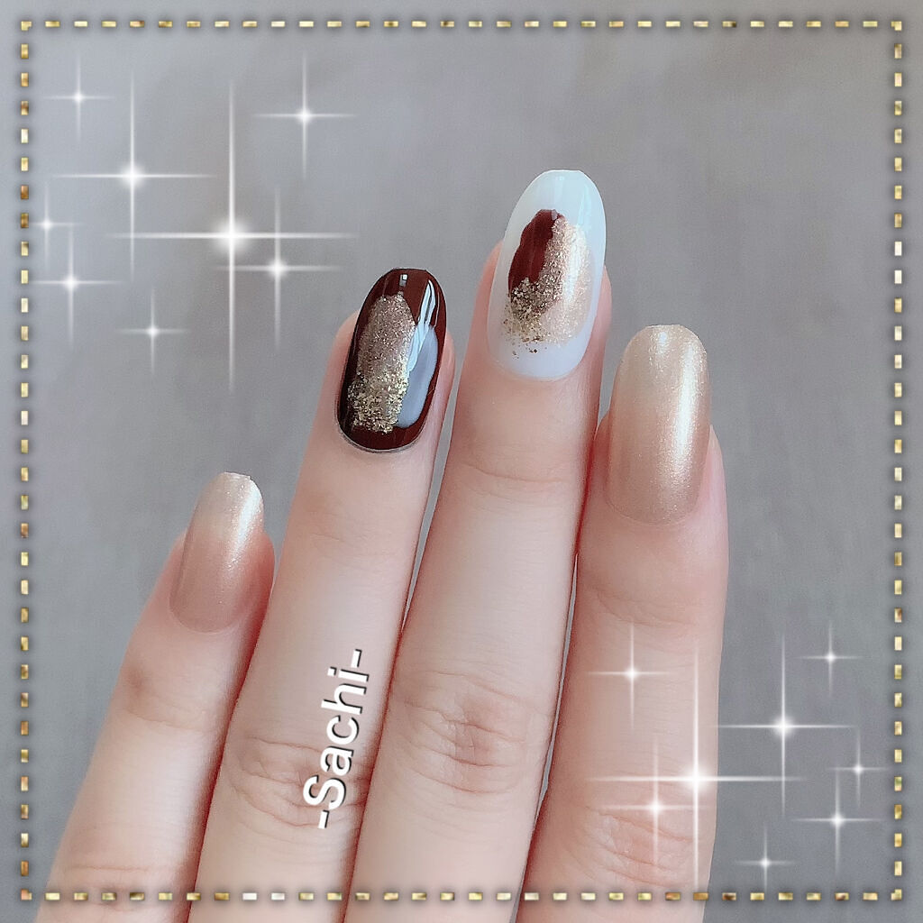 ネイル エナメル 771 ブラウン系/ちふれ/マニキュアを使ったクチコミ（2枚目）