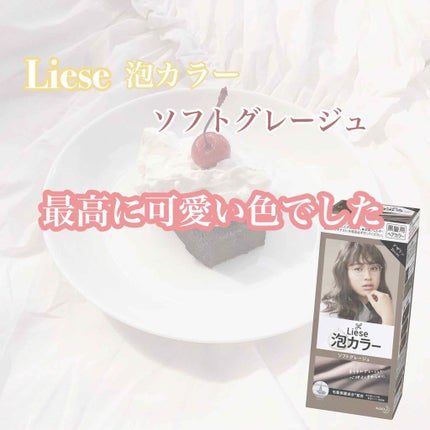 泡カラー/リーゼ/ヘアカラーを使ったクチコミ(1枚目)