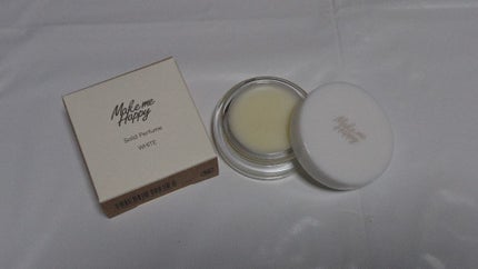 メイクミーハッピー ソリッドパフューム WHITE/キャンメイク/練り香水を使ったクチコミ(1枚目)
