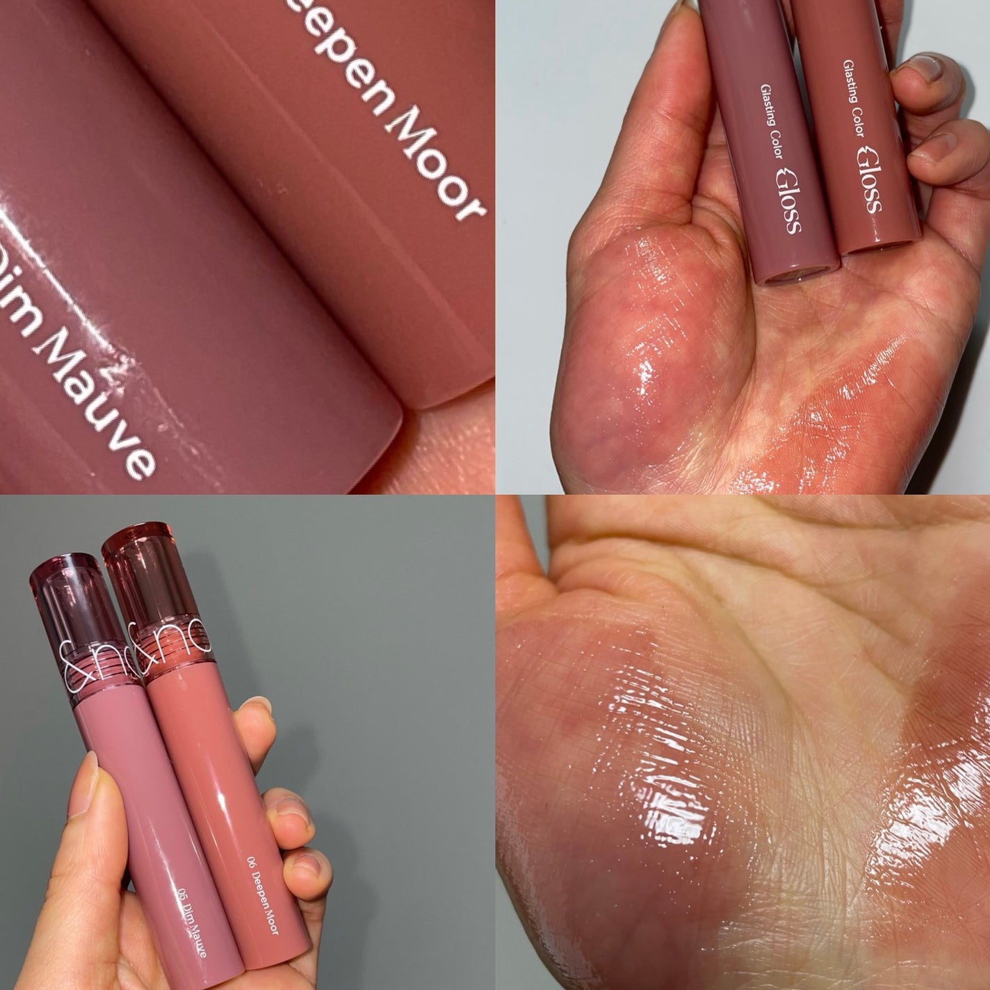 グラスティングカラーグロス/rom&nd/リップグロスを使ったクチコミ(6枚目)