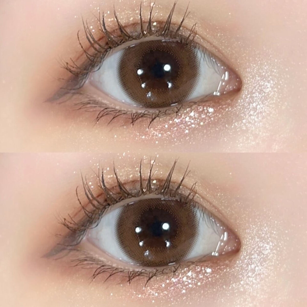 LOUER LOVE CAMEL（ラブキャメル）/LOUER/カラーコンタクトレンズを使ったクチコミ（2枚目）