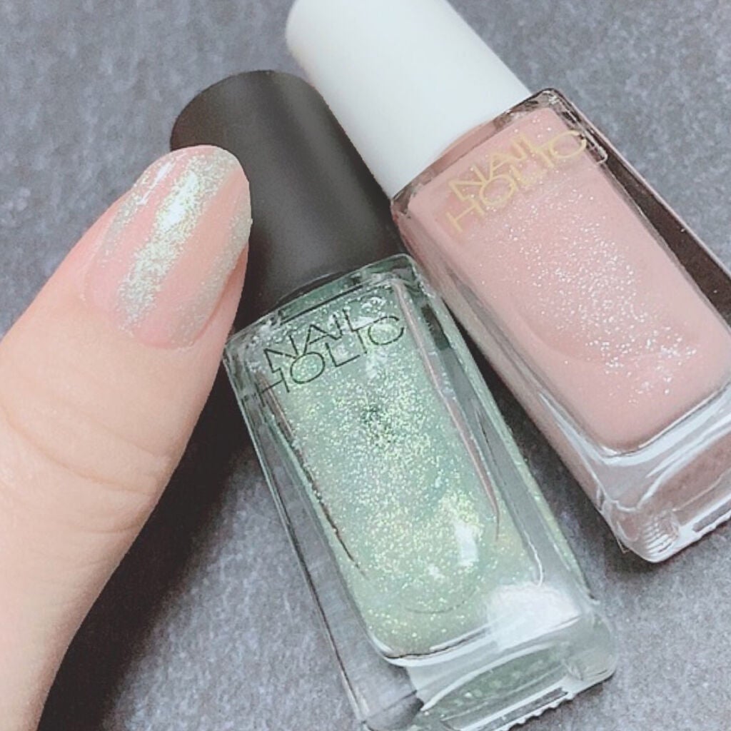 ネイルホリック Aurora Glitter/ネイルホリック/マニキュアを使ったクチコミ(3枚目)