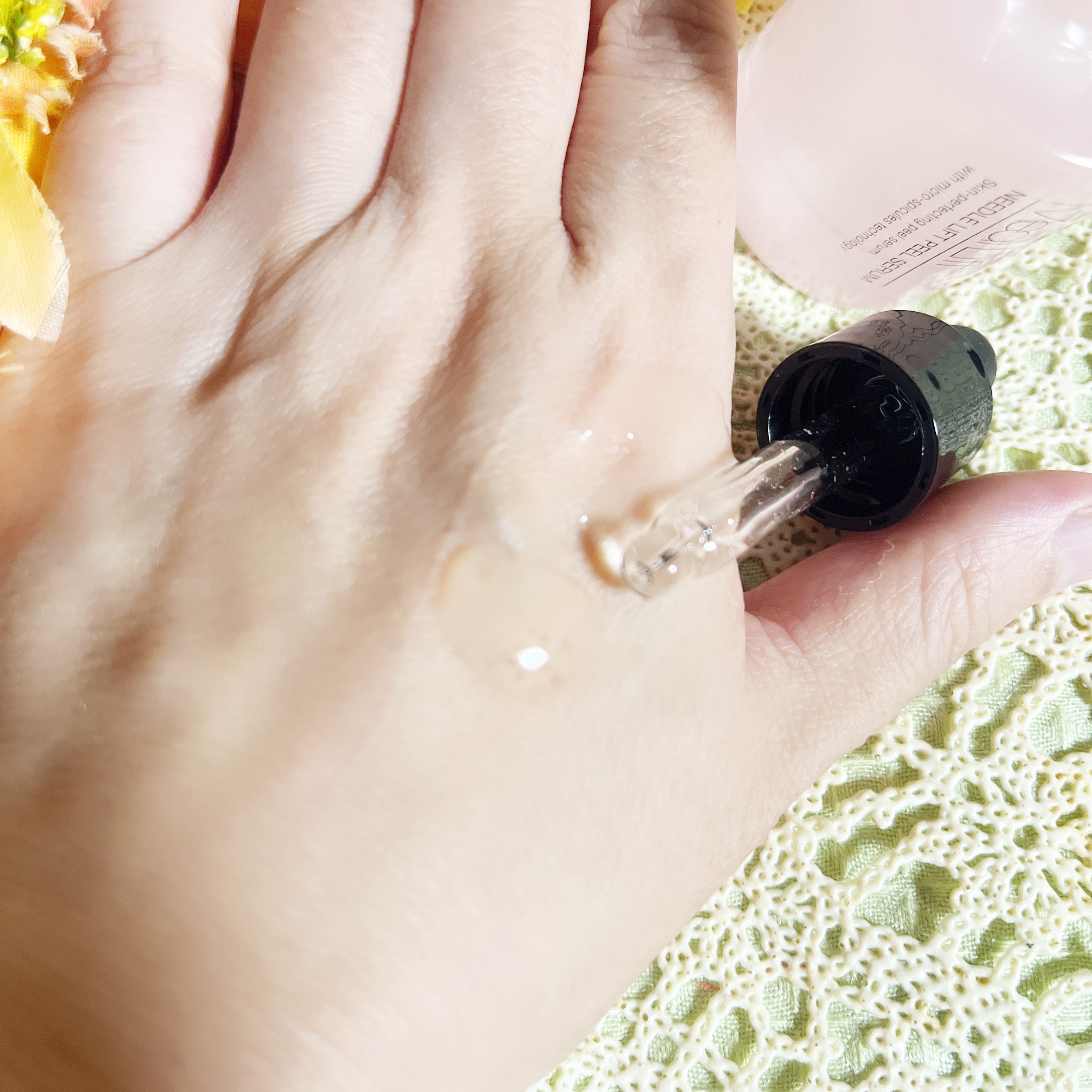 メディリフト ニードルリフトピールセラム/YA-MAN TOKYO JAPAN/美容液を使ったクチコミ（3枚目）