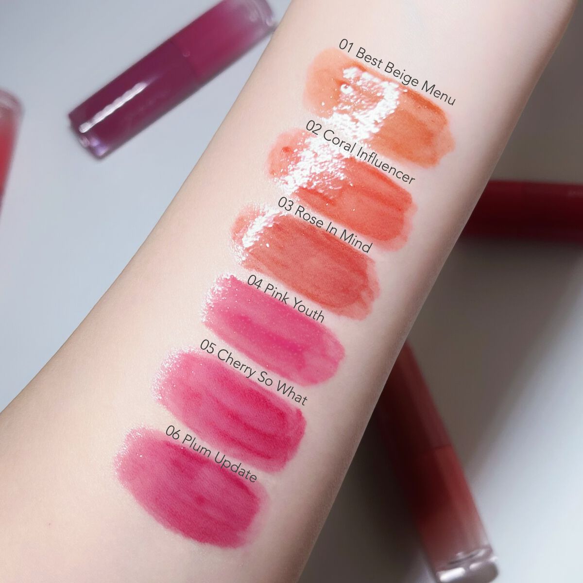 ペリペラ インク ムード グロイ ティント/PERIPERA/リップティントを使ったクチコミ（3枚目）