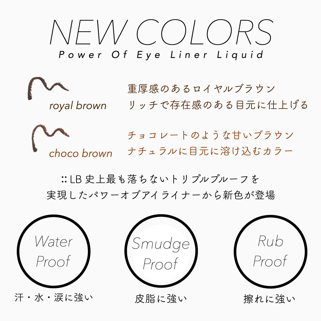パワーオブアイライナー リキッド/LB/リキッドアイライナーを使ったクチコミ（1枚目）