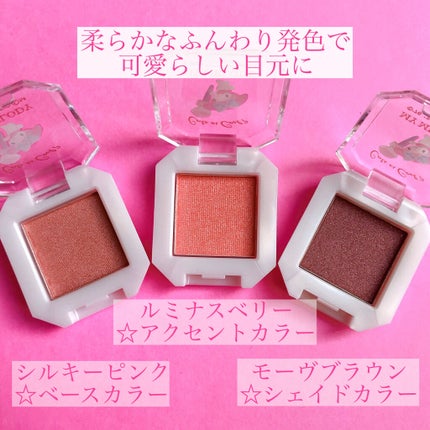 MMアイシャドウ/セリア/単色アイシャドウを使ったクチコミ(3枚目)