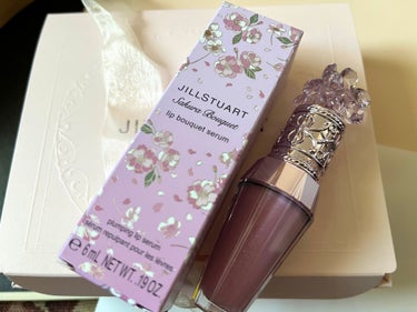 ジルスチュアート　クリスタルブルーム　リップブーケ セラム 105 cherry blossom petals＜サクラブーケ＞ （限定））/JILL STUART/リップケア・リップクリームを使ったクチコミ（2枚目）