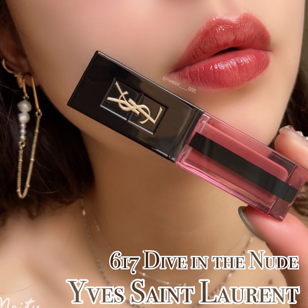 ルージュ ピュールクチュール ヴェルニ ウォーターステイン/YVES SAINT LAURENT BEAUTE/口紅を使ったクチコミ（1枚目）